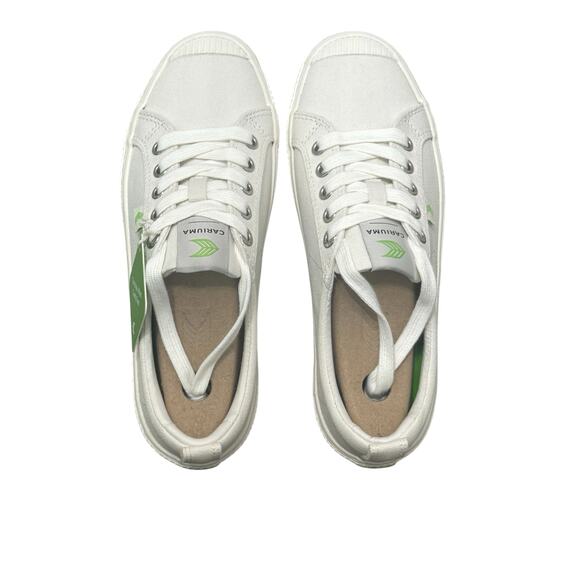 NIB! Cariuma OCA Low Off-White Canvas Sustainable Sneaker - Size 7 - Picture 7 of 13